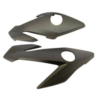 Carenagem Farol Lateral Titan 160 2024 Cinza Fosco Metálico