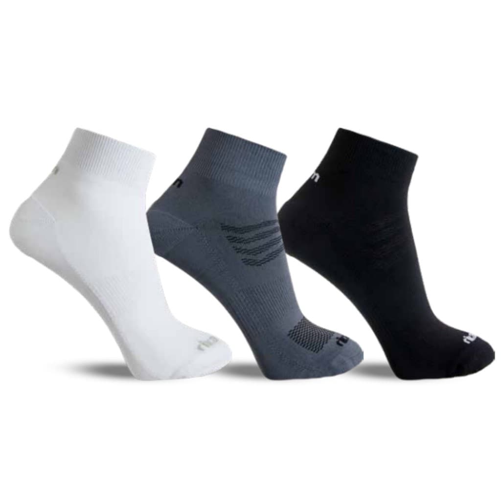 Kit 3 Pares Meia Dupla Camada Anti Bolhas Corrida Caminhada Esportiva