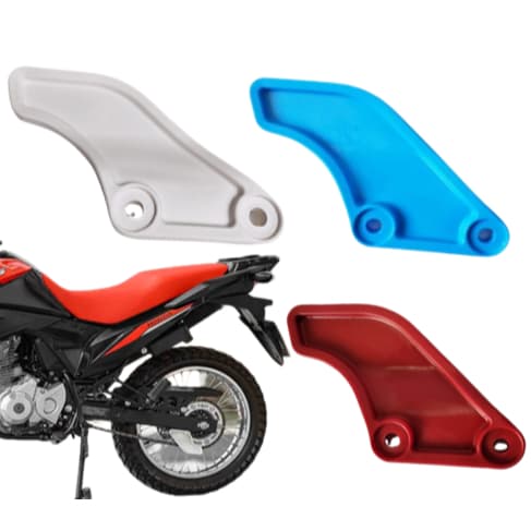 Protetor de corrente transmissão NXR Bros 125 150 160 / XRE 190 / XRE 300 / XR 200 / Falcon / Saboneteira