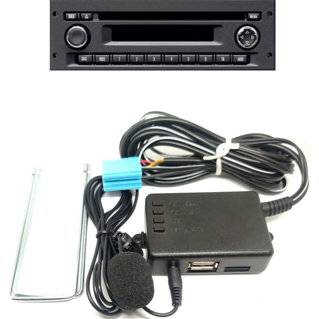 Adaptador Interface MP88 SCANIA  Bluetooth USB MicroSD MP3 comandos no aparelho e mic para chamadas
