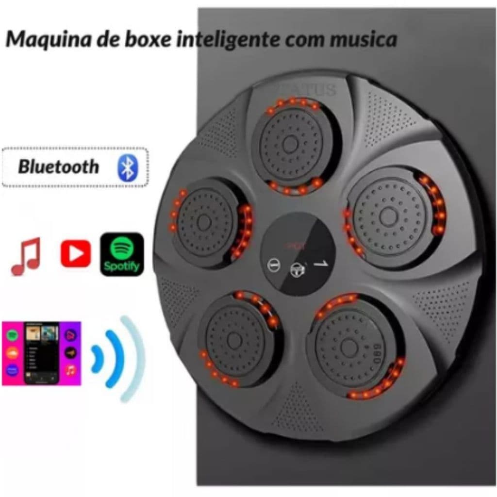 Máquina com luva De Boxe Inteligente Música Alvo De Parede