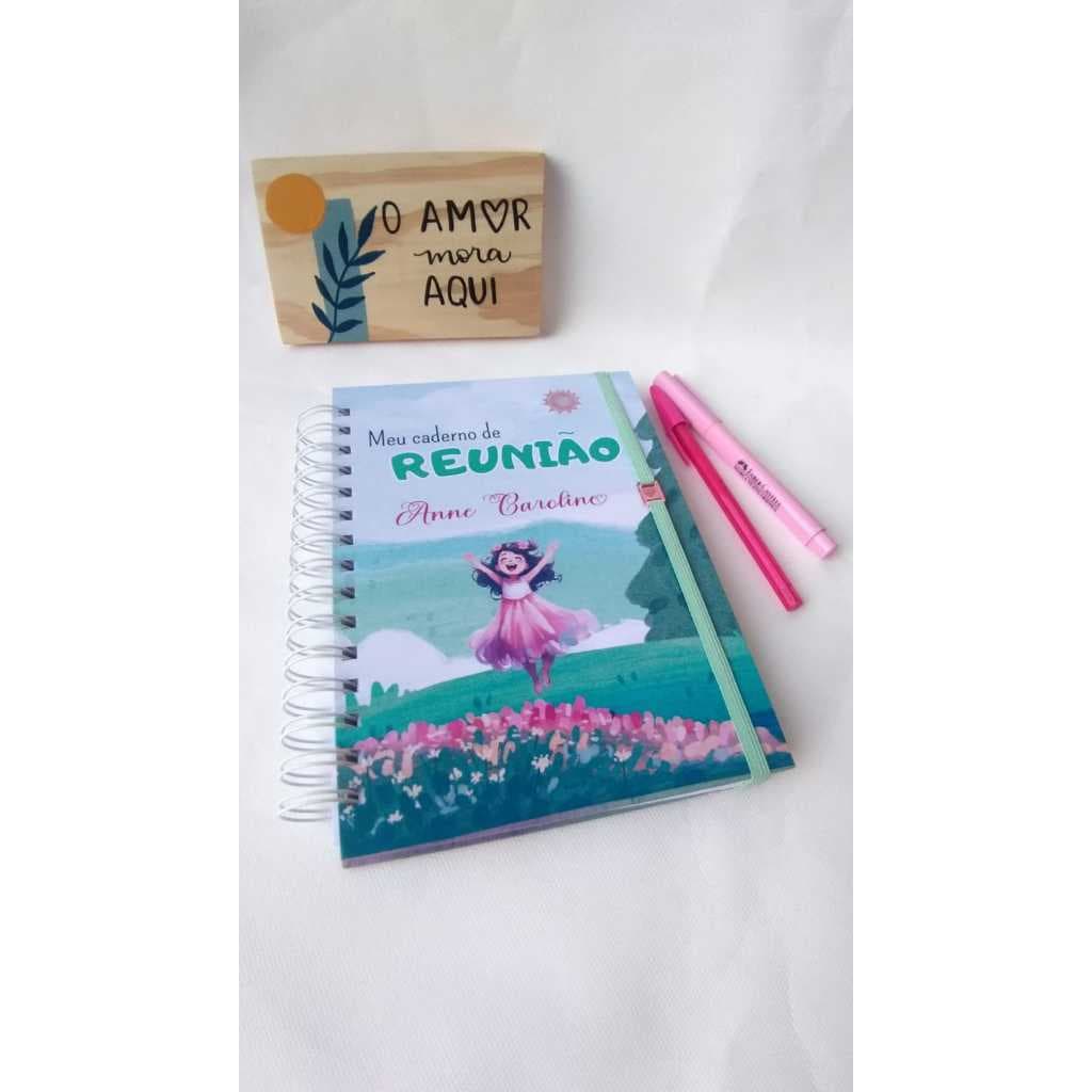 Caderno infantil para  Reunião JW/TJ Personalizado - PRODUTO PRÉ-ENCOMENDA