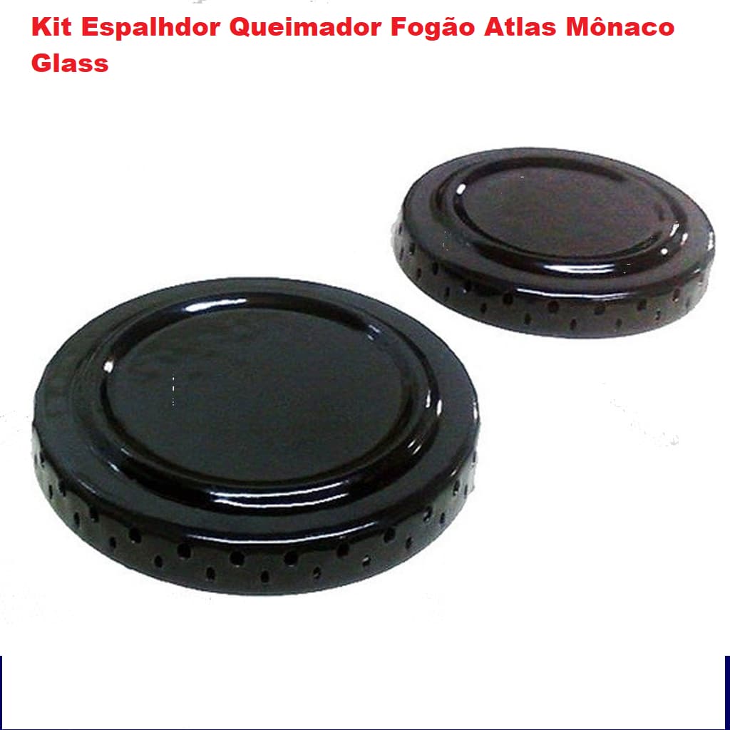 kit 2 tampas espalhador para fogão Atlas grande 7,5 e pq 6,5