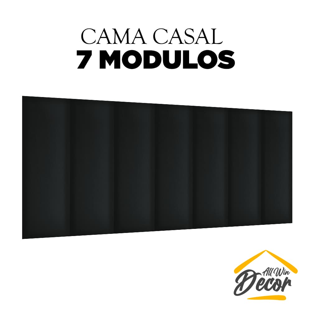 Kit 7 Cabeceiras Estofadas Para Cama Box de Casal Envio Imediato