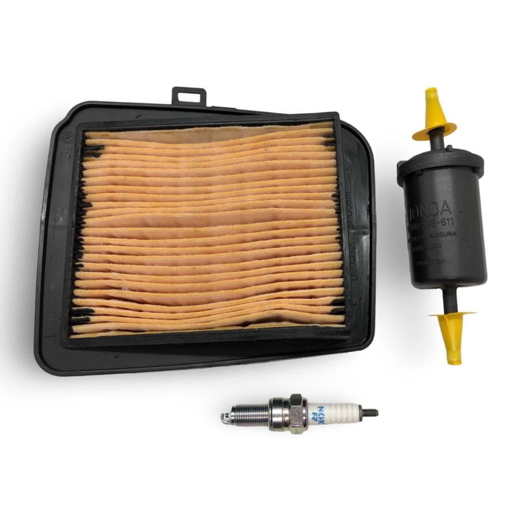 Kit Revisão FIltros + Vela Ignição CG Fan Titan 150 2014 Á 2024 Original Honda