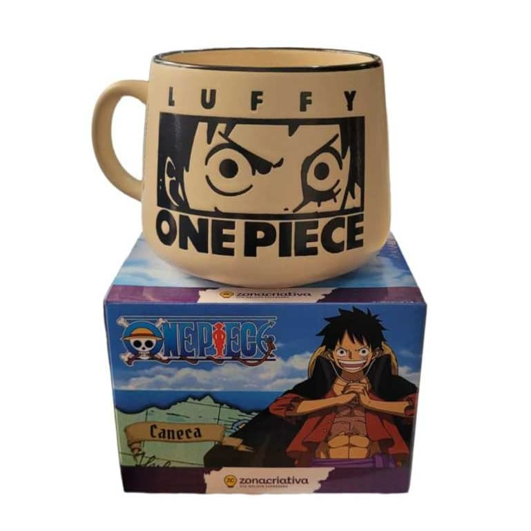 Caneca Luffy One Piece Oficial 500 ml Modelo Moma Presente Geek
