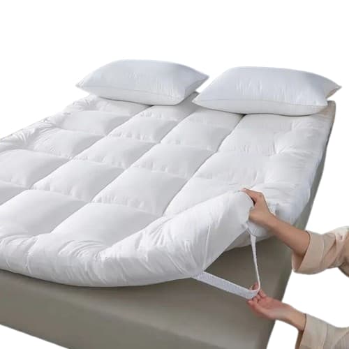 Protetor de Colchão Pillow Top Casal Padrão 400 Fios Com Elástico Nas Pontas