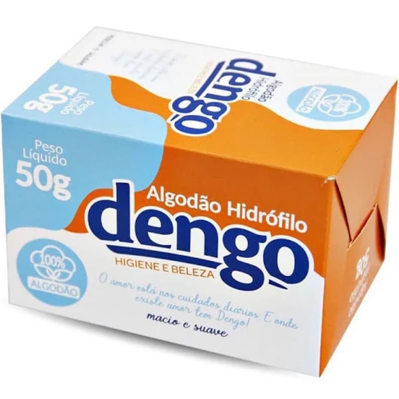 kit com 4 algodões de 50g dengo kawai
