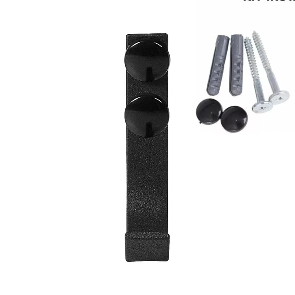 Cabide Gancho De Parede Preto Para Toalha Luxo