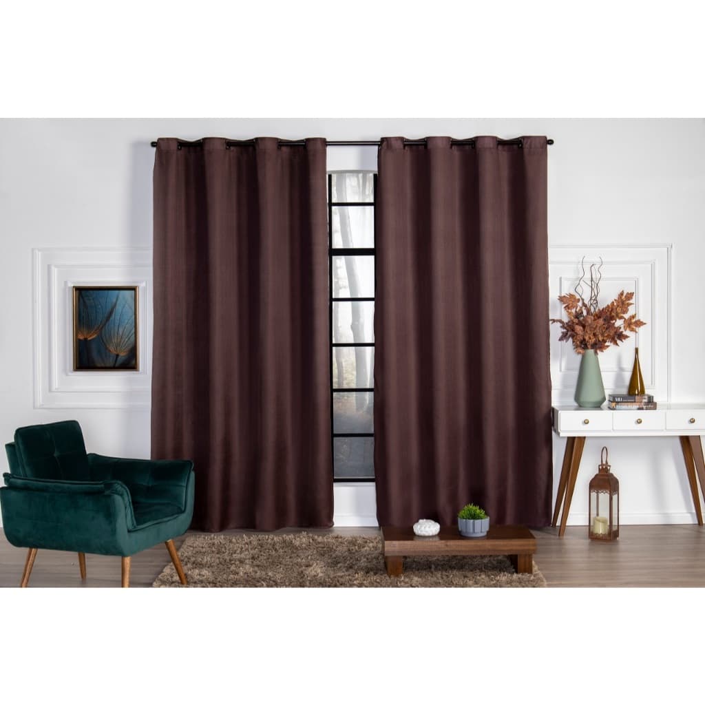 Cortina Para Sala E Quarto Com Ilhós 3 Metros 2,50m X 3,60m