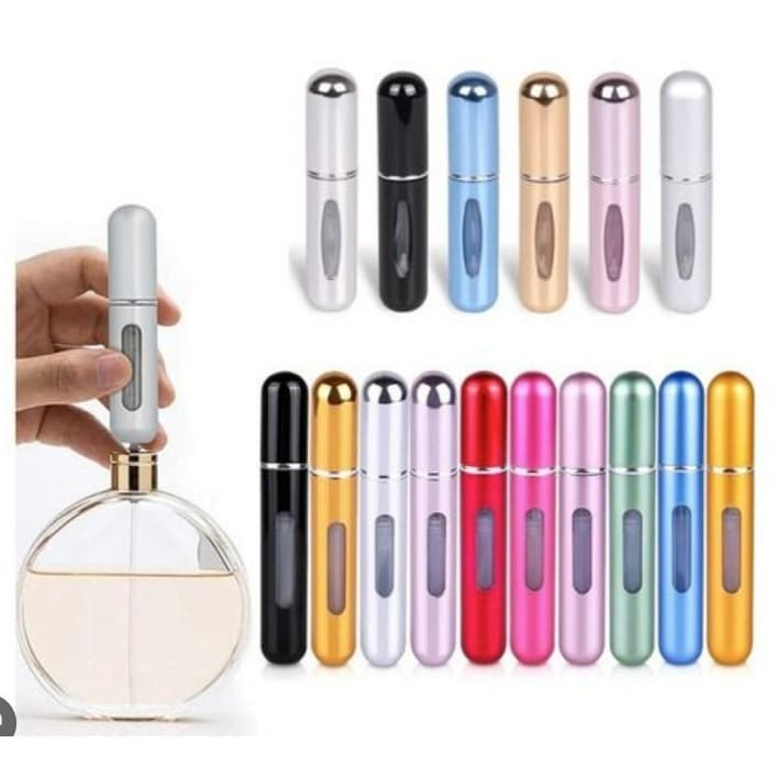 1/2/3/4/5 Unidades Porta Perfume Recarregavel Portatil Spray 5ml lolibiju