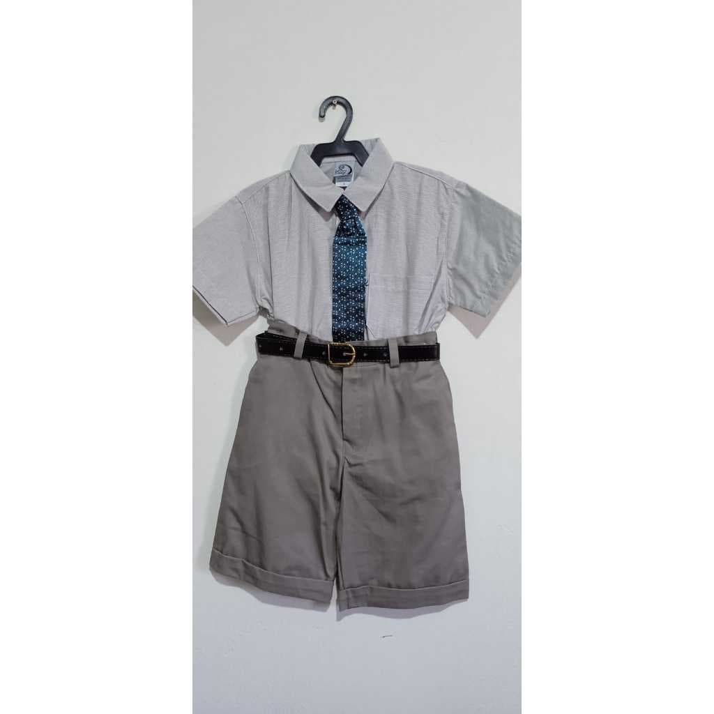 Bermuda ,Camisa ,Gravata e Cinto Infantil