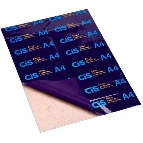 Papel Carbono Filme Manuscrito Azul Cis 302000