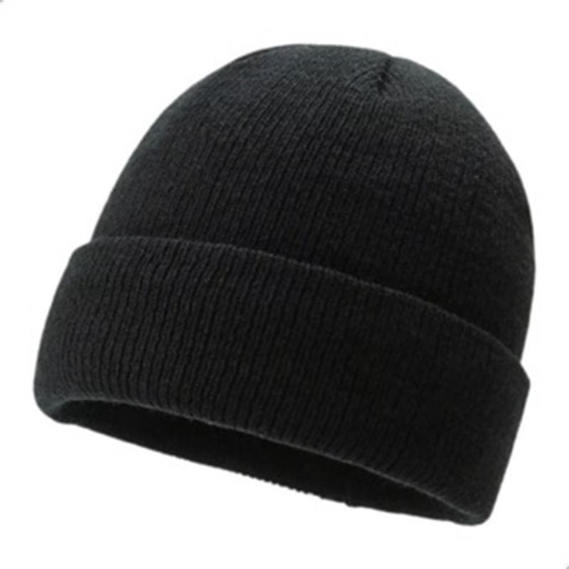 Touca Gorro de Inverno Lã Unissex Adulto Preto
