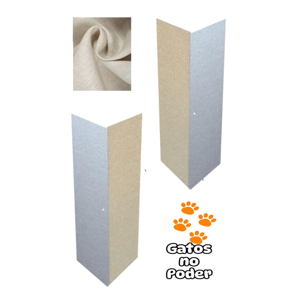 Kit 2 Arranhador Protetor GRANDE 70cm Sofá Gato Revestimento Natural Linho Sem cola toxica para os gatinhos