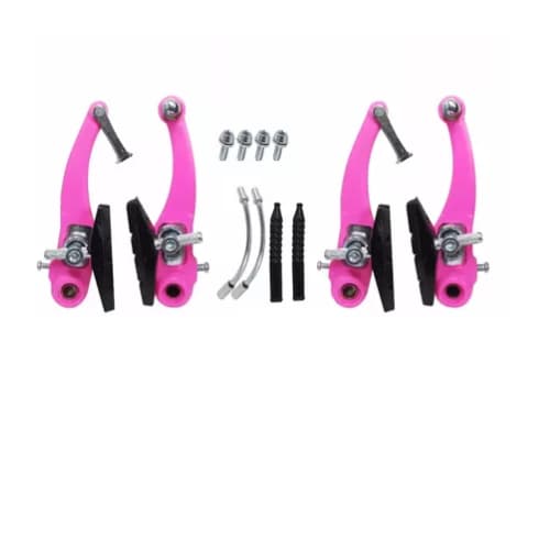 Kit Freios V-brake Nylon Paco Bicicleta Aro 14 ao 20  Orbital COLORIDO