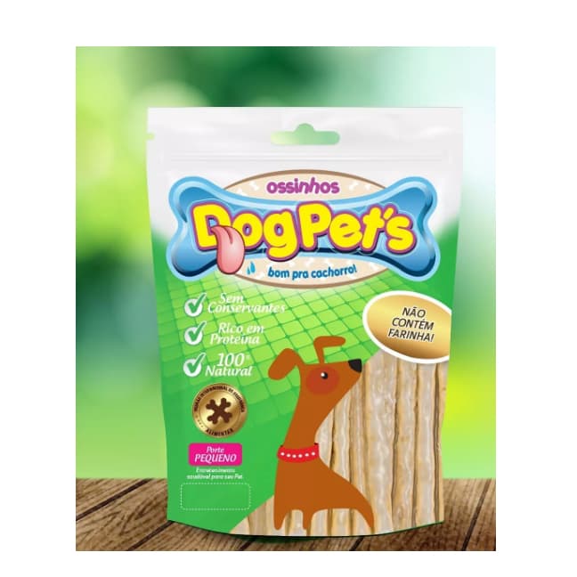 Osso Palitos Ossinhos Comestiveis DogPets para Caes 100g