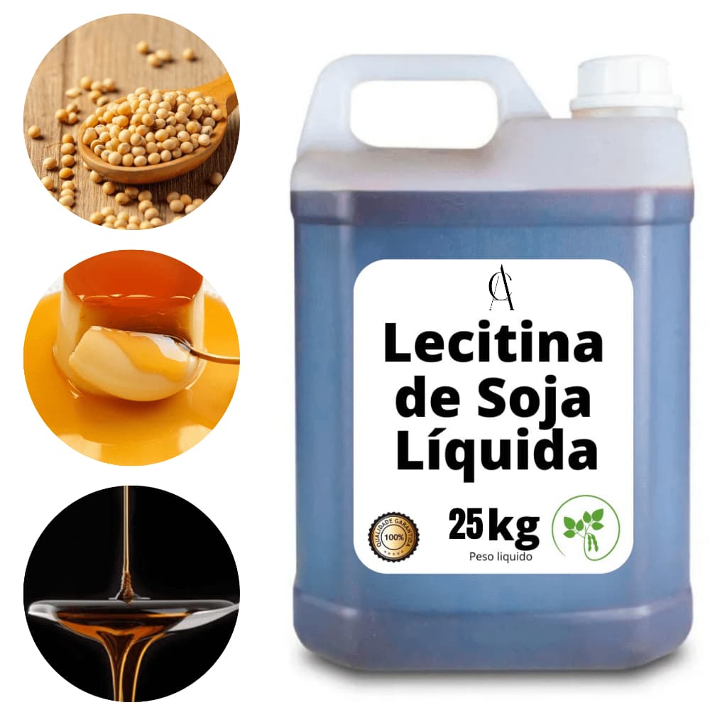 Lecitina De Soja Líquida Emulsificante Alimentício 25kg Não Contém Glúten
