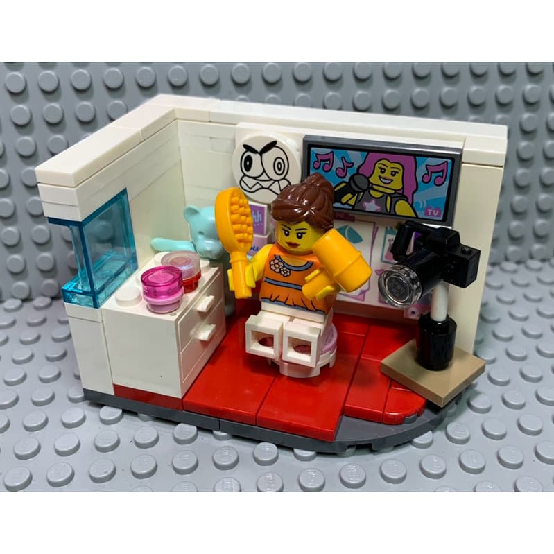 Lego City MOC garota blogueira 73 peças novas Lego original