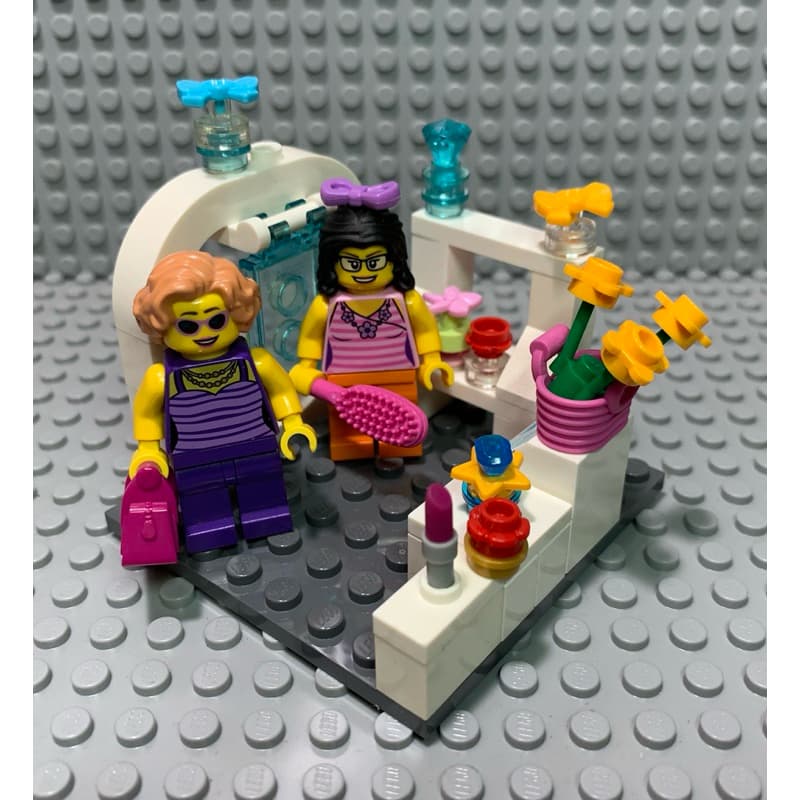 Lego City MOC loja de cosméticos 58 peças novas Lego original