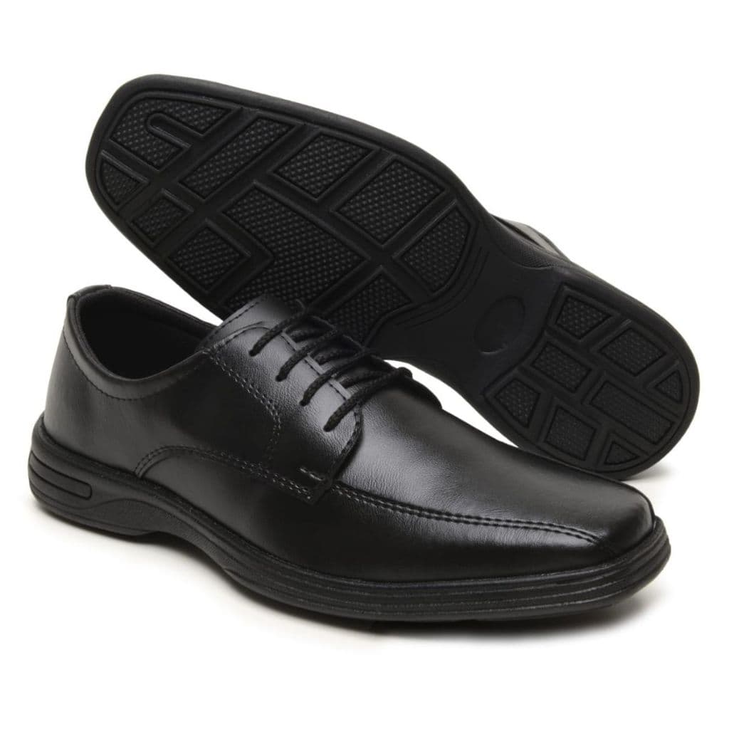 Sapato Social Couro Ortopédico Masculino Elegante Pronta Entrega Promoção
