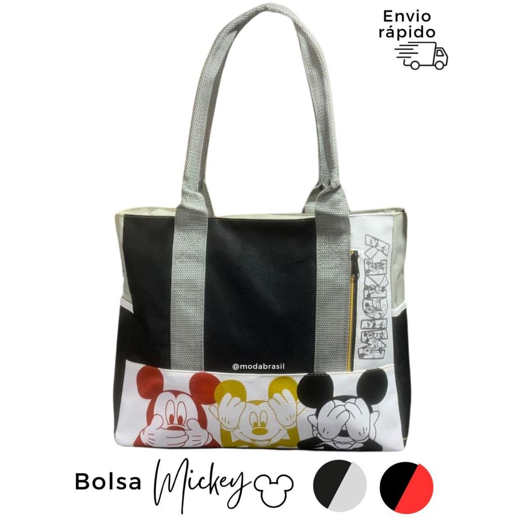 Bolsa Mickey Escola Faculdade