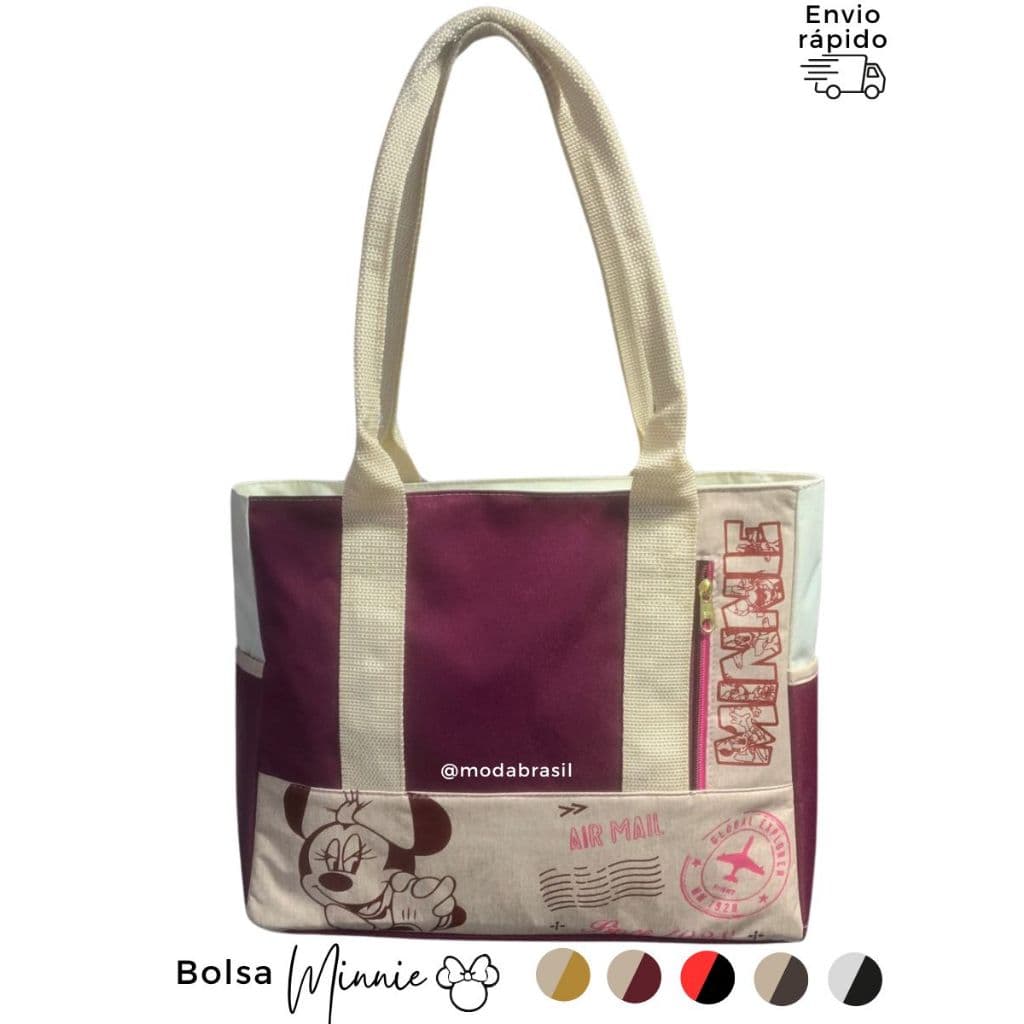 Bolsa Minnie Escola Faculdade