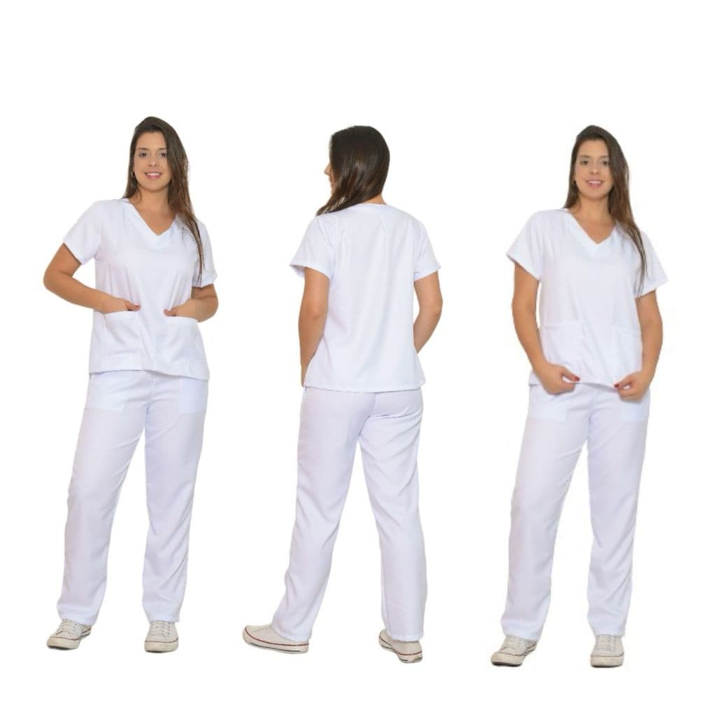Uniforme Cirúrgico Pijama Hospitar, Uniforme de Enfermagem, Scrub  Feminino e Masculino 10