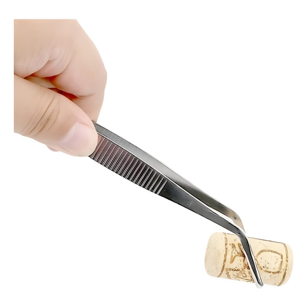 Pinça Culinária Curvada Profissional Pegador Inox 18cm ou 22cm