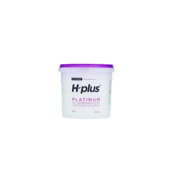 Pasta Gel Desengraxante Automotivo Sabão p/ limpar  Mãos de Graxa H-plus Platinum Microesferas 3 kg