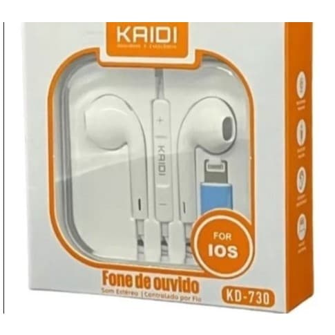 Fone Kaidi Com Saida  KD-733 TIPO C