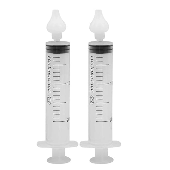 Seringa Lavagem Nasal Infantil e Adulto 10mL - Bico de Silicone