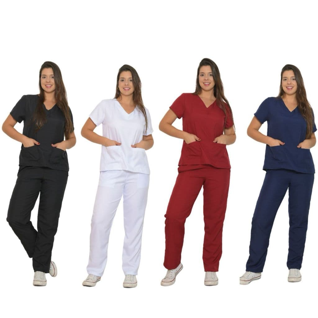 Scrub Cirúrgico Conjunto Pijama Hospitalar Unissex  - Uniforme Profissional 10