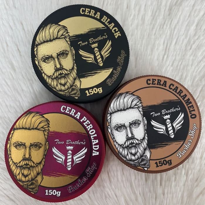 Kit Com 3 Ceras Modeladoras Two Brothers (Caramelo, Perolada e Black)  - 150g Cada