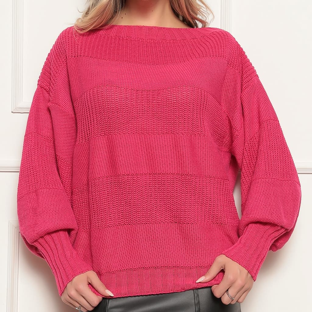 Blusa tricot plus size oversaize