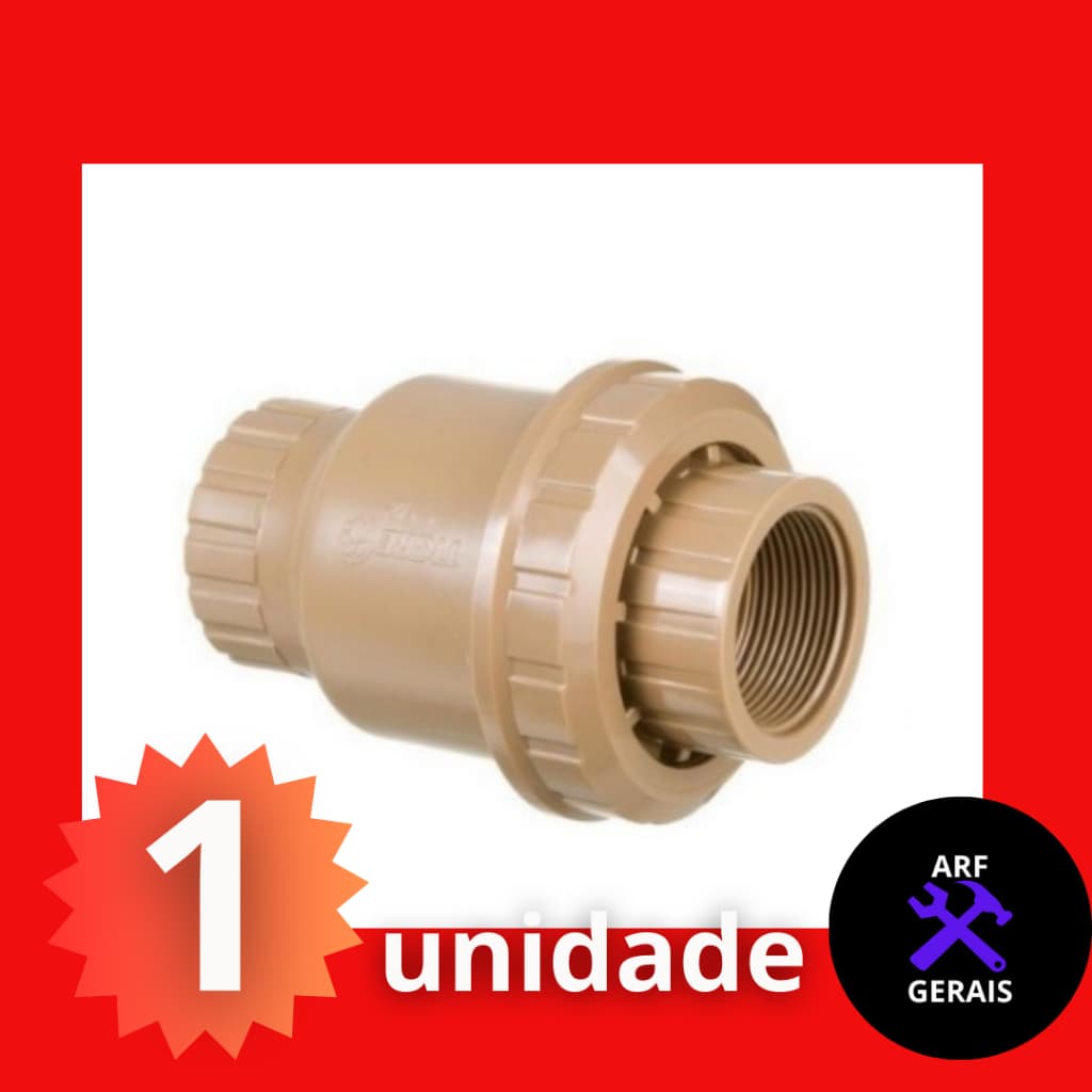 Valvula Retencao Pvc Rosca 3/4 - Higiban