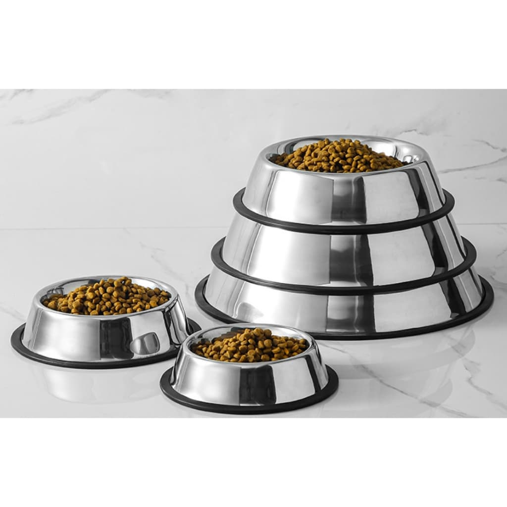Comedouro Bebedouro Cães Gatos Inox Resistente antiderrapante alice bijou