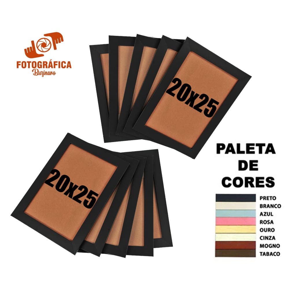 Kit 4 Porta Retratos 20x25 Mesa e Parede