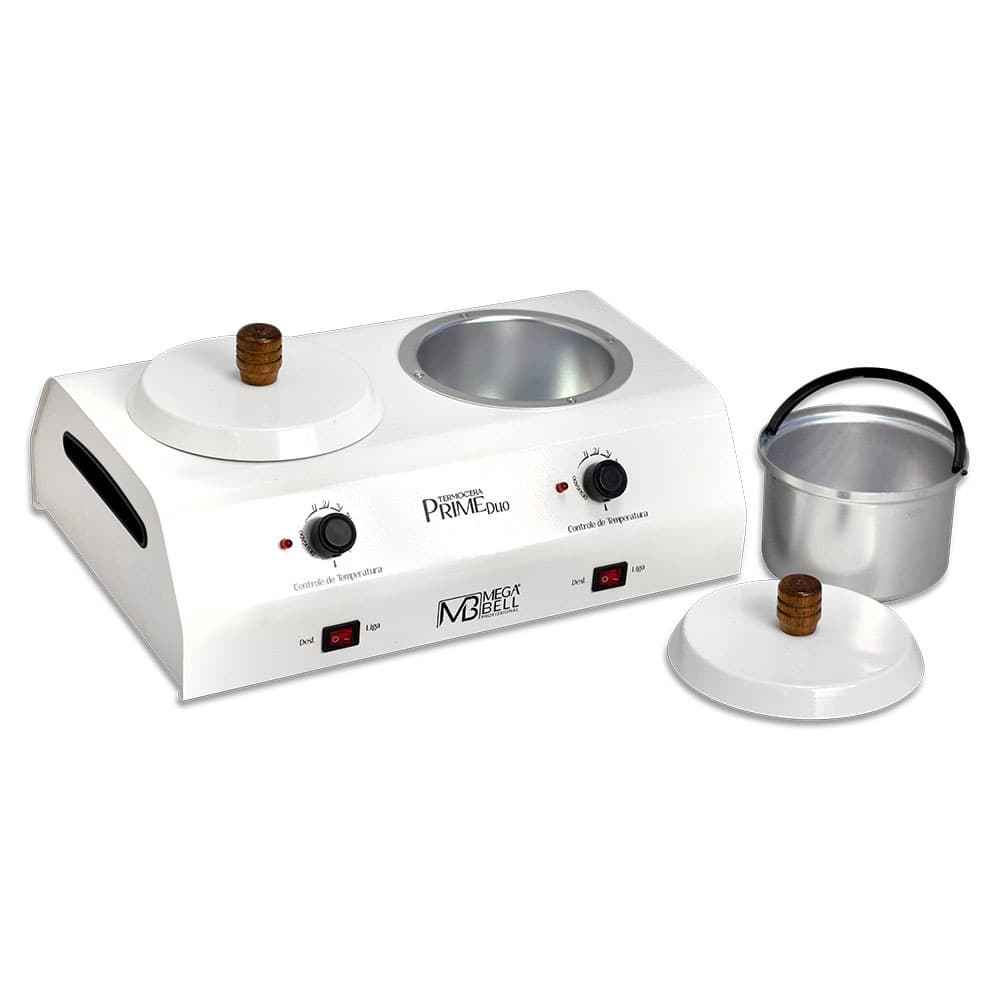 Termocera Aquecedor de Cera Prime Duo 1kg Branco - Mega Bell (281 MB)