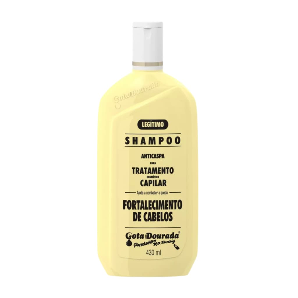Shampoo Legítimo Alho Fortalecimento de Cabelos 430ml - Gota Dourada