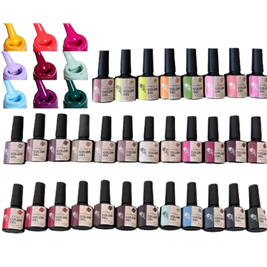 KIT 10 ESMALTES LIRIO  SORTIDO LED UV NAO REPETIMOS COR CORES LINDAS LANÇAMENTO