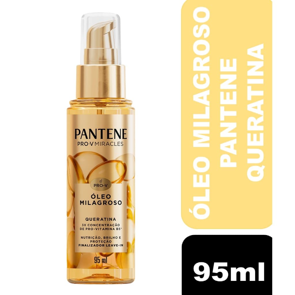 Óleo Milagroso Pantene Queratina 95ml