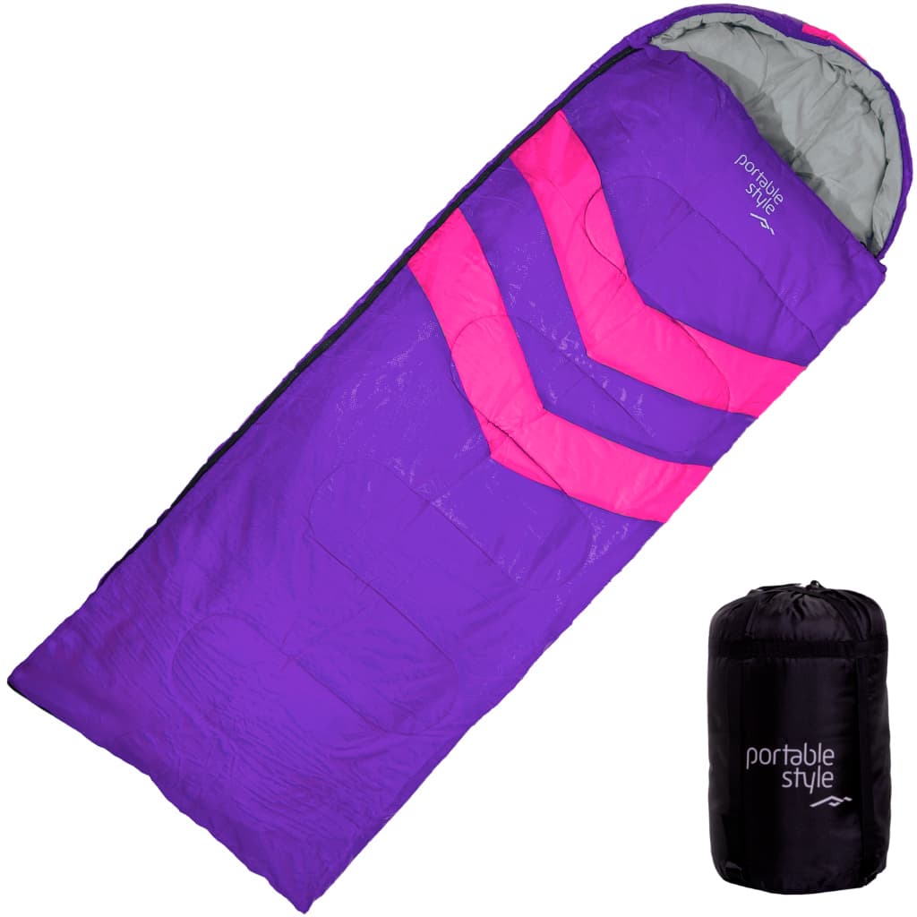 Saco de dormir Portable Style PRO Ripstop Camping Trekking Montanhismo Inverno Temperatura 0ºc
