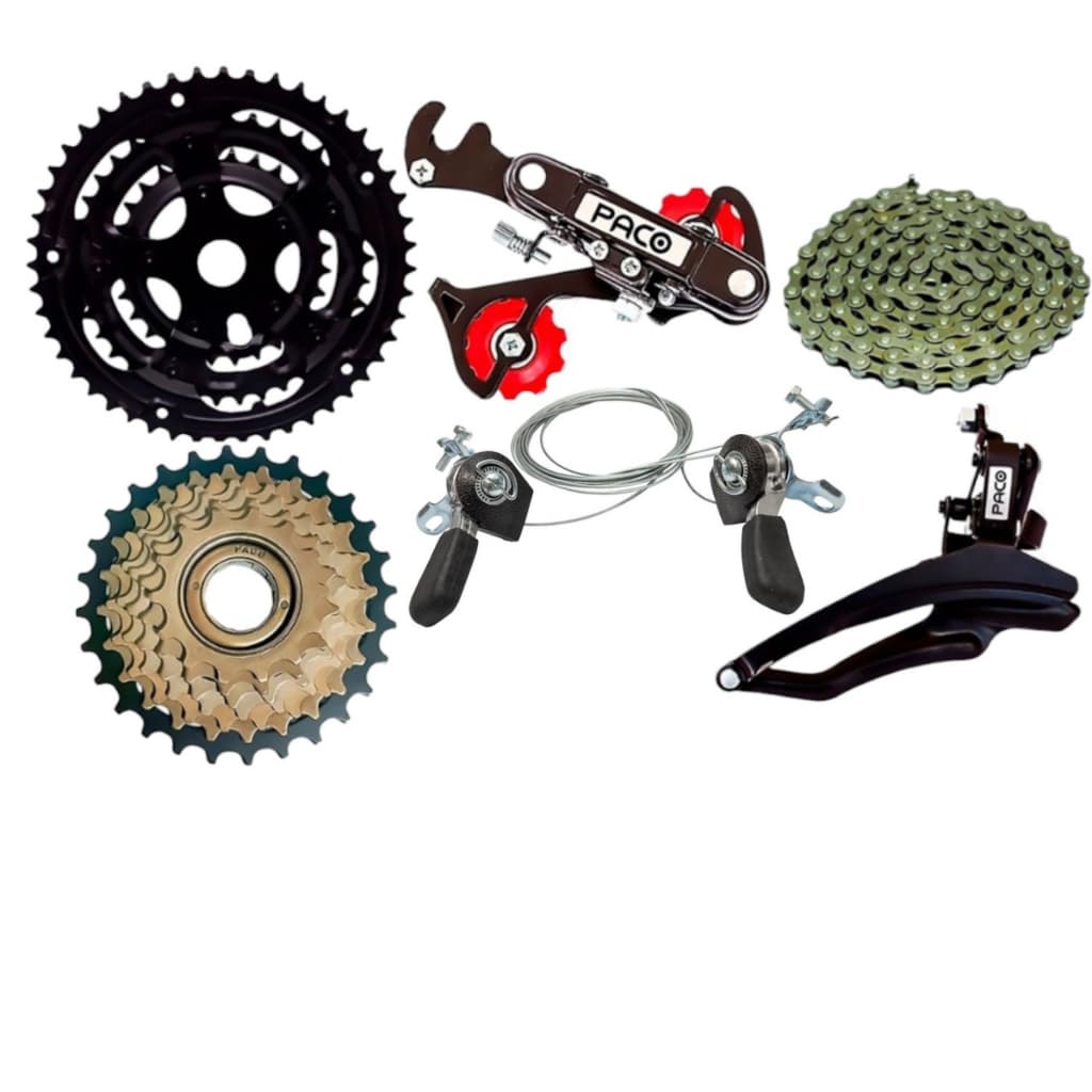 Kit Relação 21v Marcha Bicicleta  3x7v Transmissão de Bike