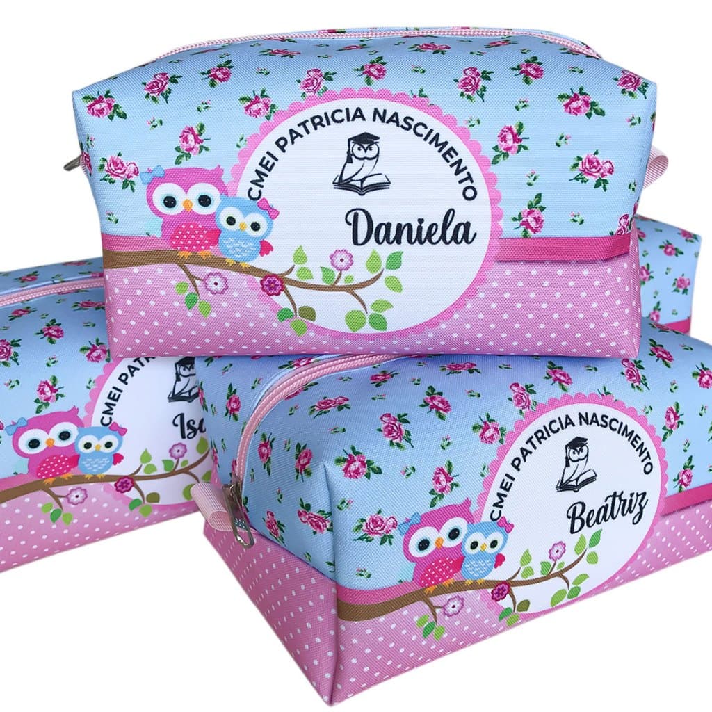 15 Necessaire Personalizadas Box G Dia Dos Professores