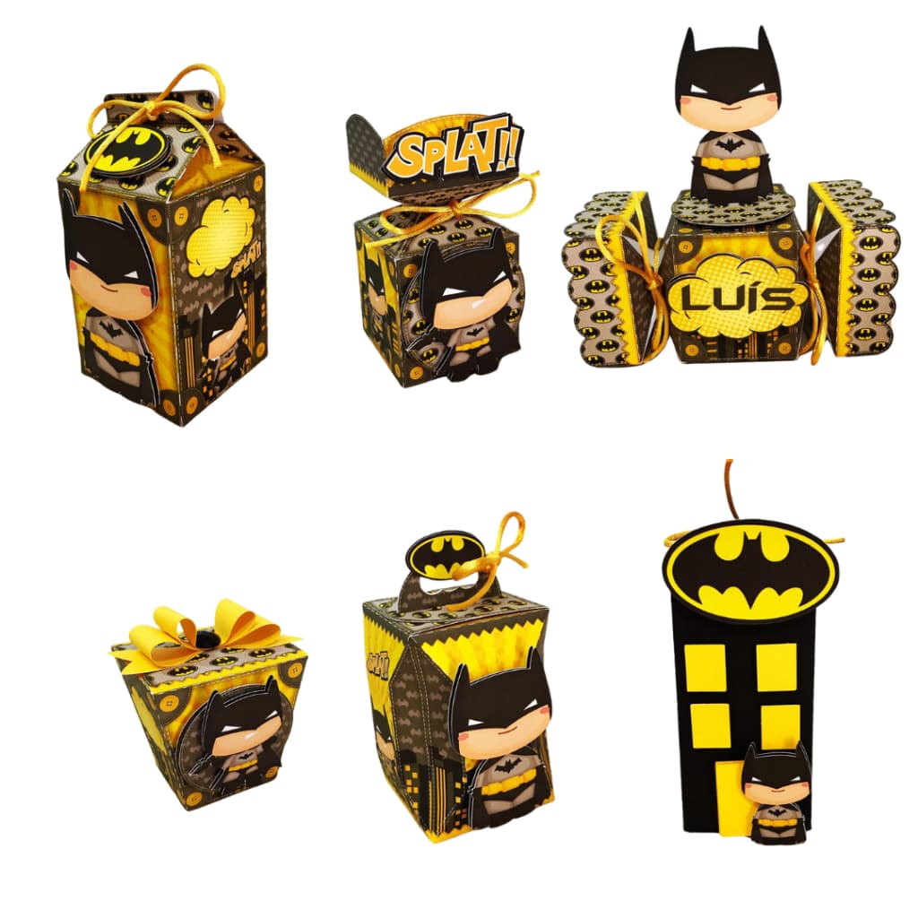 Kit festa Batman Infantil Baby Caixinha Personalizada Aniversário