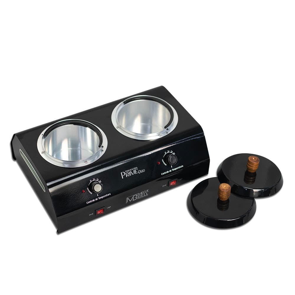 Termocera Aquecedor de Cera Prime Duo 1kg Preto - Mega Bell (280 MB)