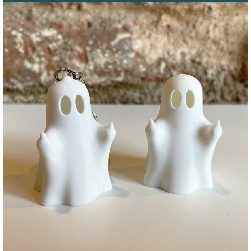 [O MAIS VENDIDO+ENVIO RÁPIDO!] Chaveiro Fantasma Dedo do Meio - Ghost Middle Finger - 3D
