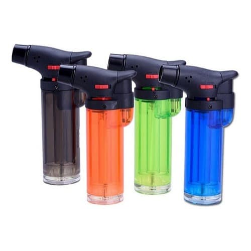 Maçarico Mini Portátil Recarregável Com Trava lb, escolha seu kit.