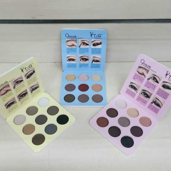 Kit 3 Paleta De Sombra, 9 Cores Fosca E 4D  Longa Duração.(LEIA O ANUNCIO COM Atenção)